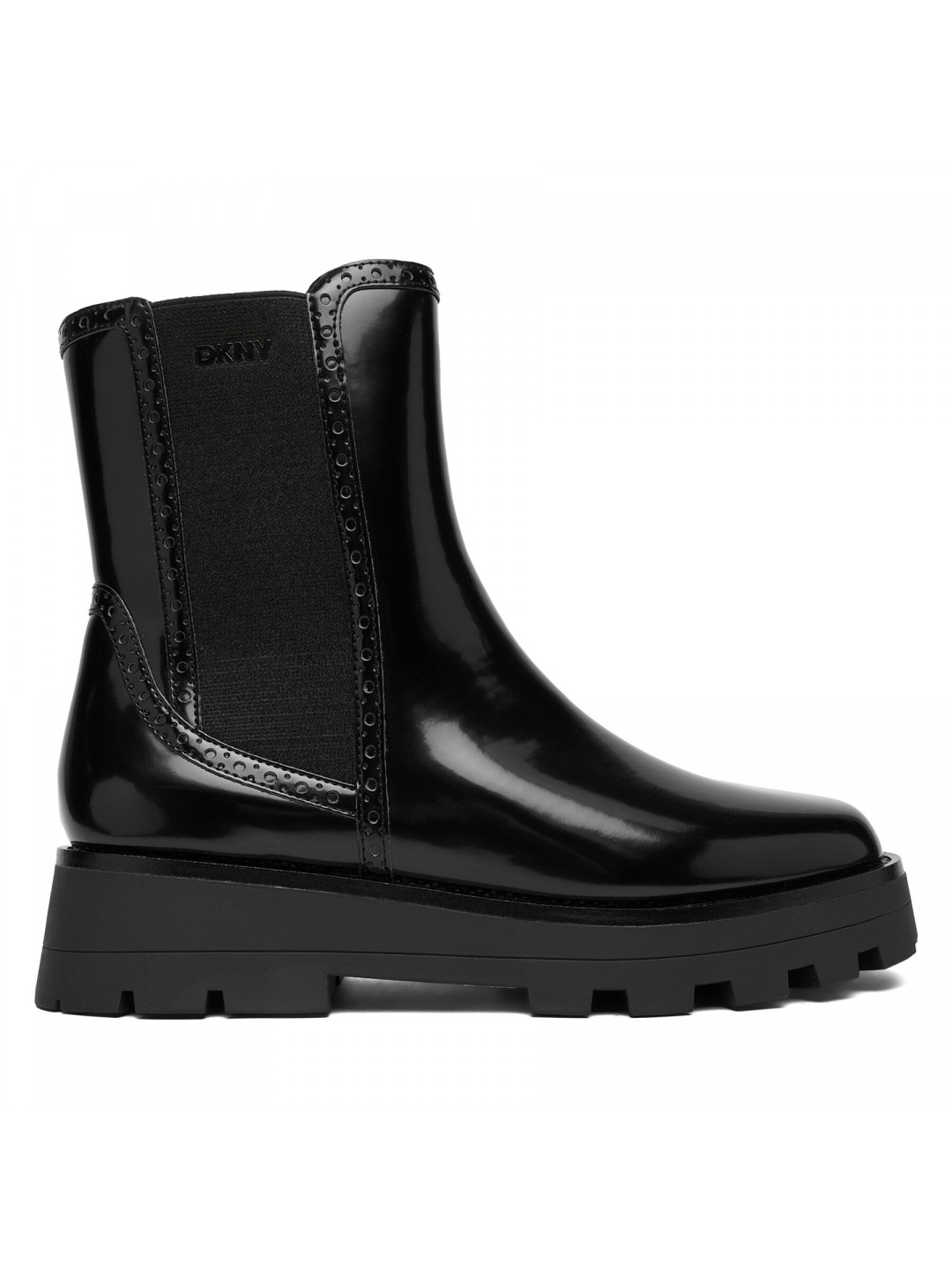 Kotníková obuv s elastickým prvkem DKNY Sanchit K4569875 Černá